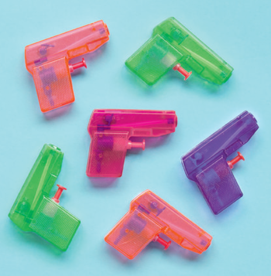 PISTOLAS CHORRO AGUA 8UDS
