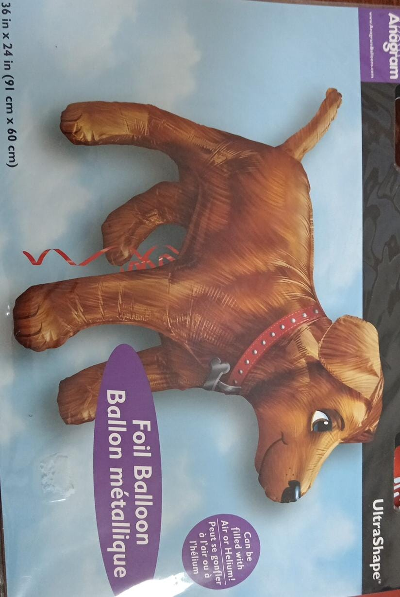 GLOBO MET. PERRO SUPER SHAPE