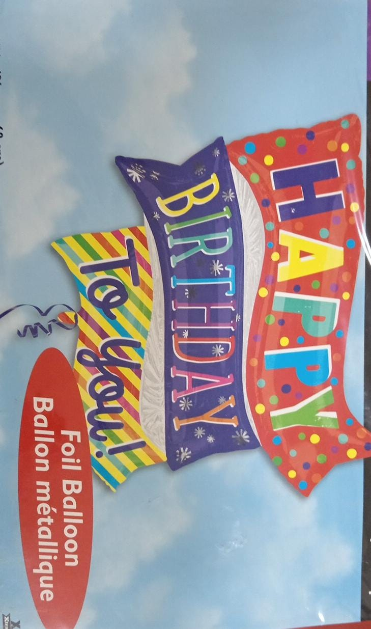 GLOBO MET. HBDAY SUPER SHAPE