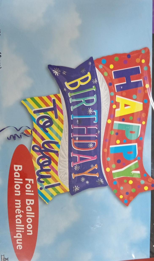 GLOBO MET. HBDAY SUPER SHAPE