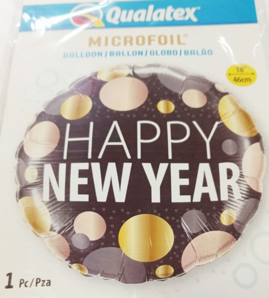 GLOBO MET NEW YEAR DOTS 18 PG