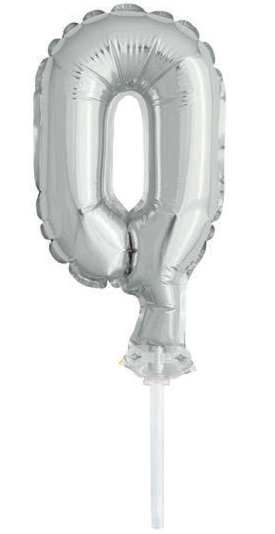 TOPE BIZ GLOBO 5PG PLATA NO 0