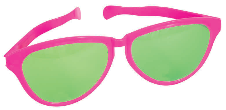 GAFAS ROSA GIGANTES PLAST