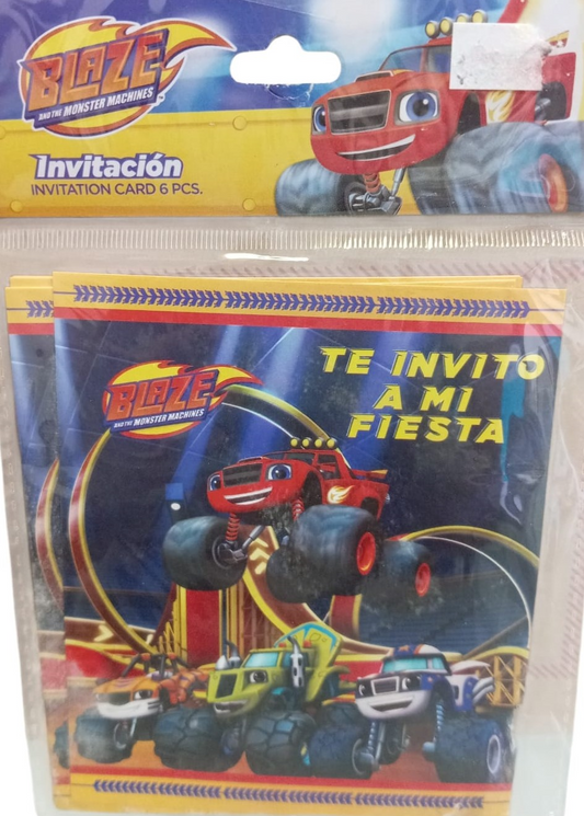 INVITACIONES BLAZE 6/1