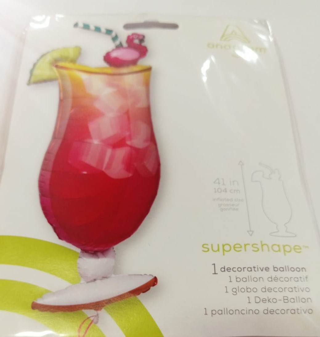 GLOBO MET.TROPICAL SUPER SHAPE