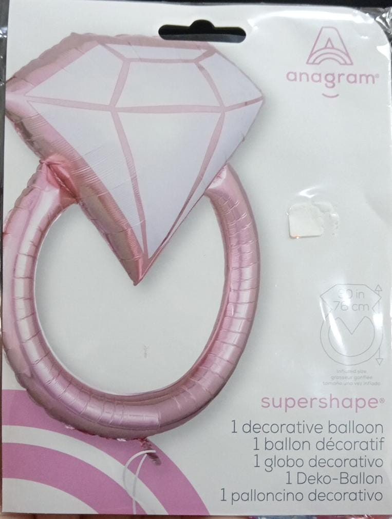 GLOBO MET. ANILLO SUPER SHAPE