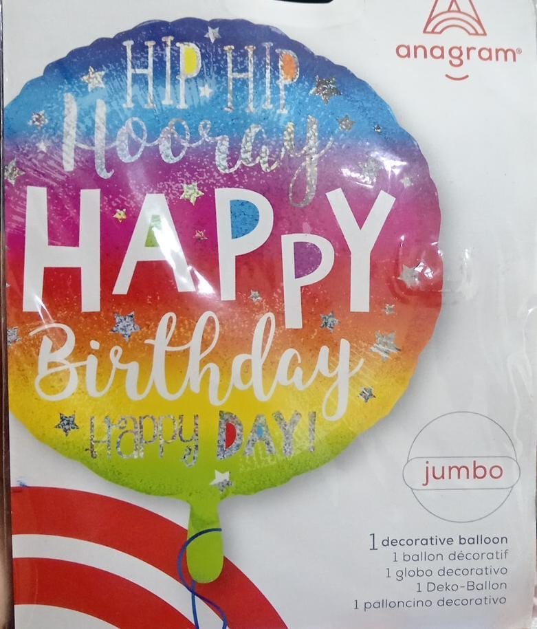 GLOBO MET. HBD HOLOGRAFICO JUM