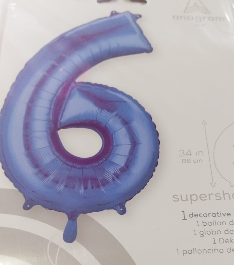 GLOBO FORMA Nº6 AZUL