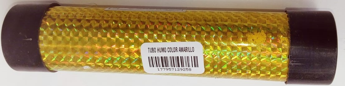 TUBO HUMO COLOR AMARILLO