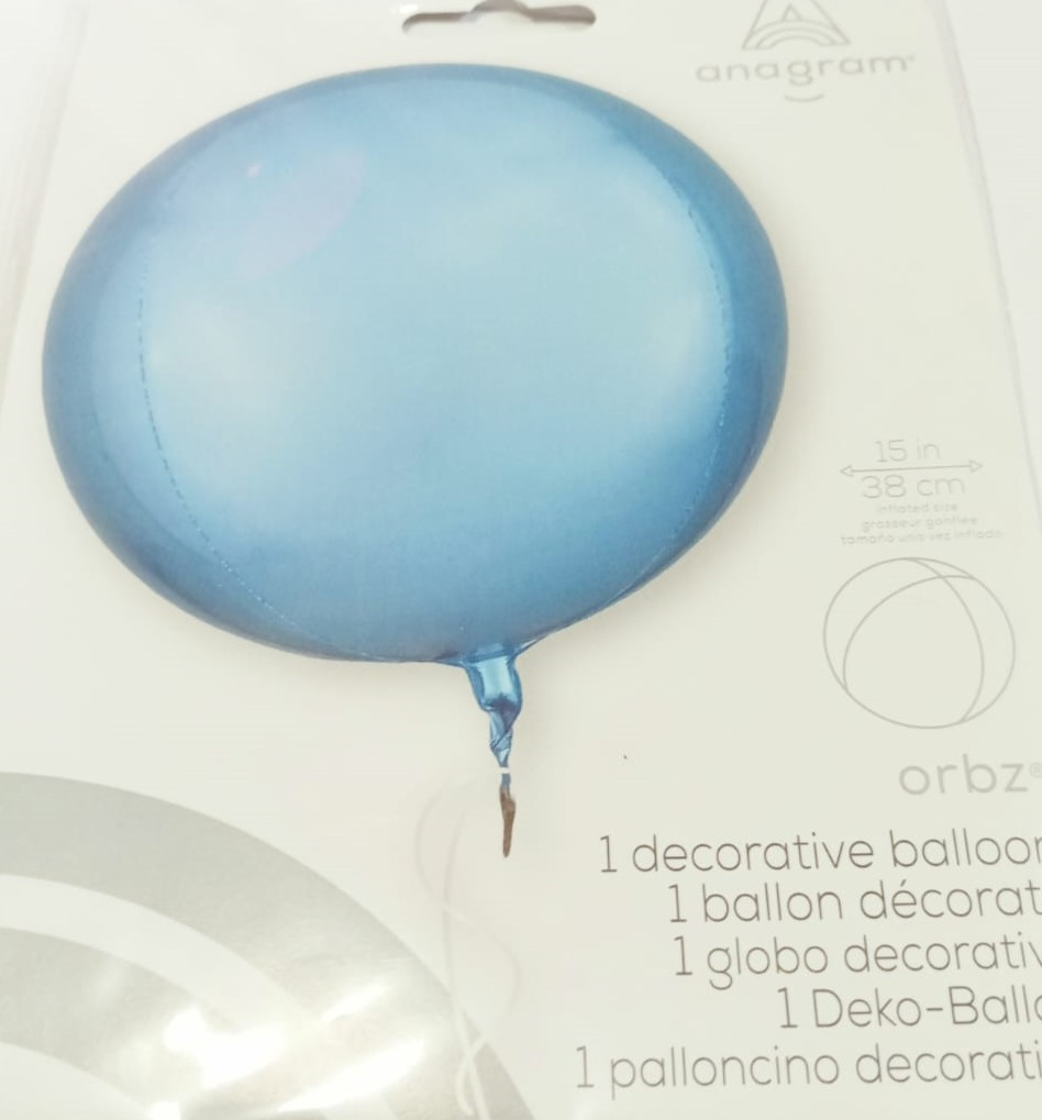 ORBZ GLOBOS BLUE 15 PULG
