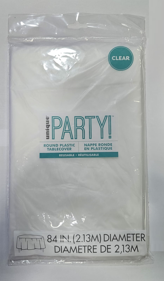 MANTEL PLAST REDONDO CLEAR TRA