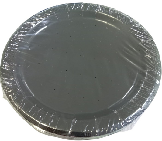 PLATO 20UN 18CM 7PG NEGRO
