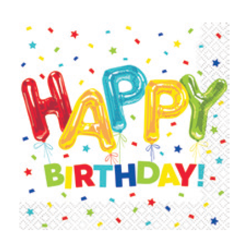 SERVILLETAS HPDAY BLLNS GDE