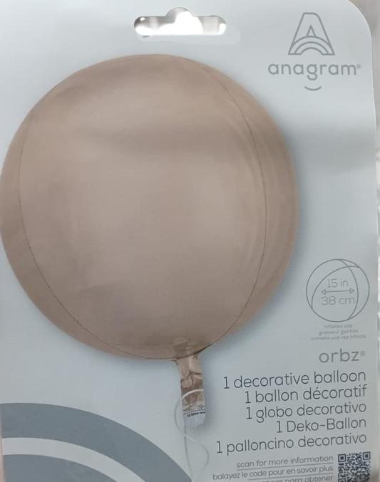 ORBZ GLOBOS ROSE GOLD 15 PULG