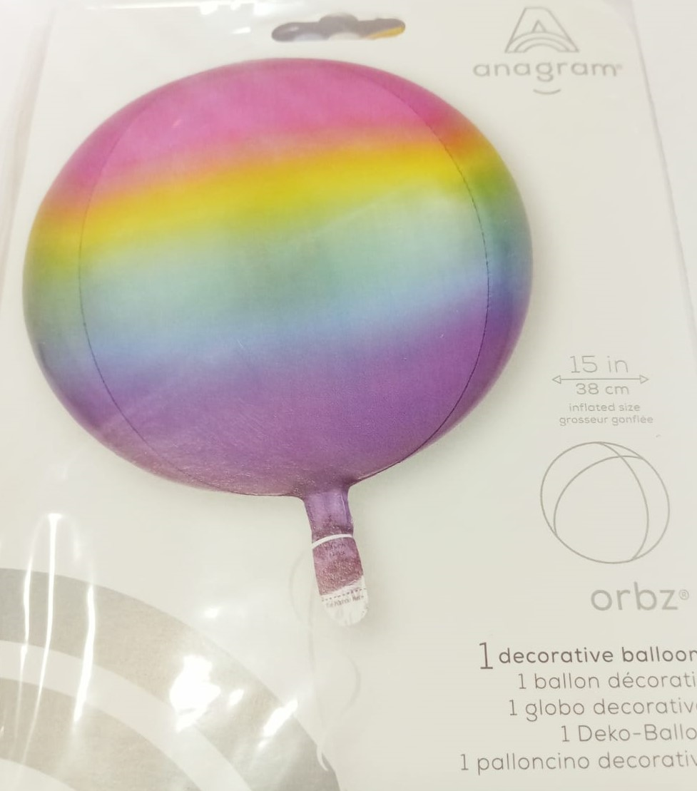 ORBZ GLOBOS MULTICOLOR 15 PULG
