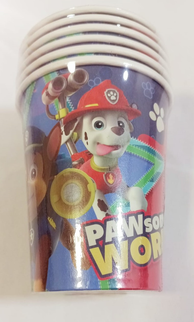 VASO PAW PATROL 6UDS