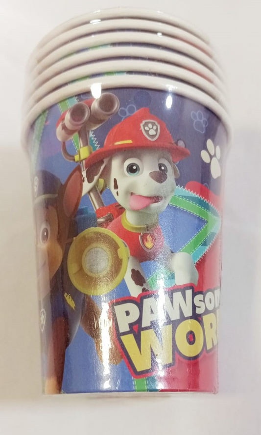 VASO PAW PATROL 6UDS