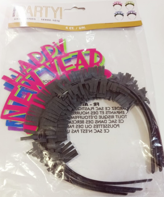 TIARA HPNY PUNTOS NEON 4UDS