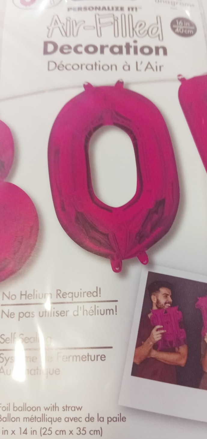 GLOBOS MINI SHAPE NO 0 FUCSIA