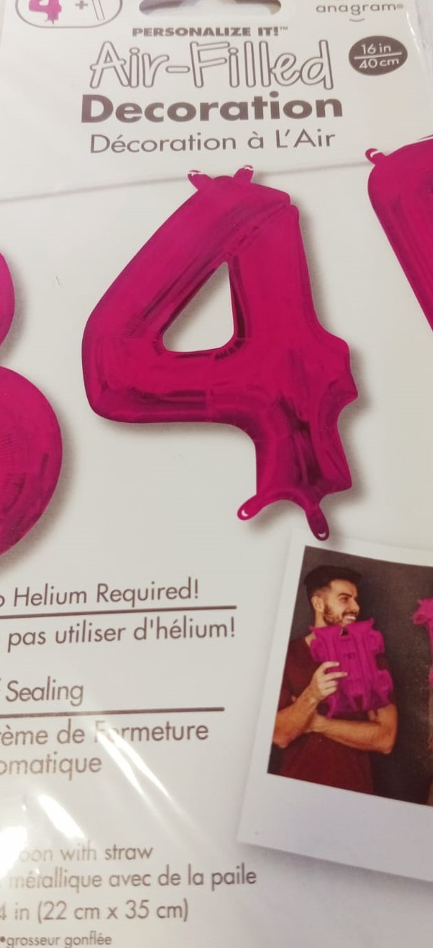 GLOBOS MINI SHAPE NO 4 FUCSIA
