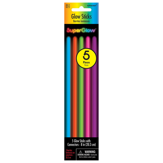 GLOW STICKS COLLAR 5UDS MULTI