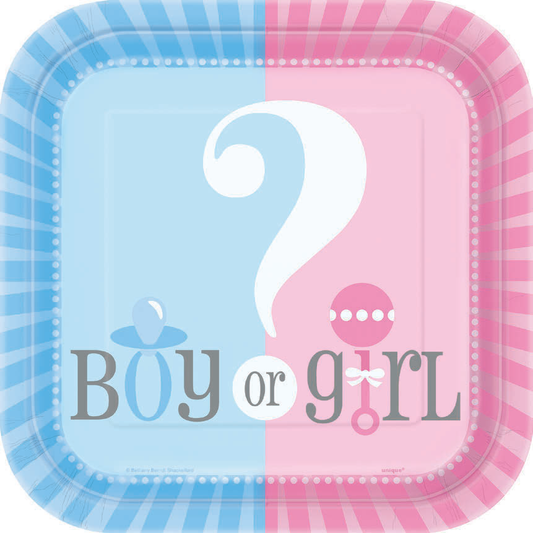 PLATOS 7 PULG GIRL OR BOY