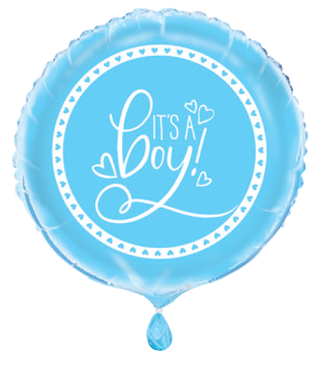 GLOBO MET 18 PG BABY BOY