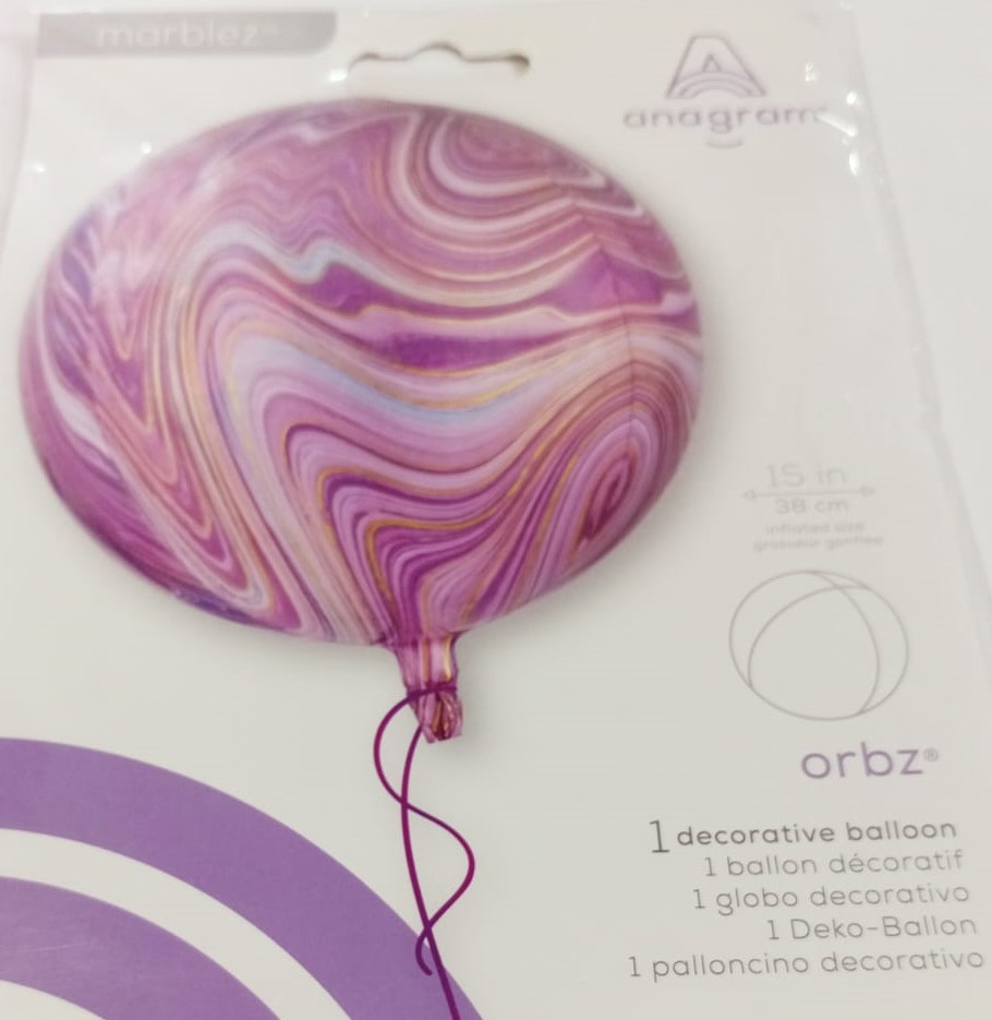 ORBZ GLOBOS MARBLEZ 15 PULG