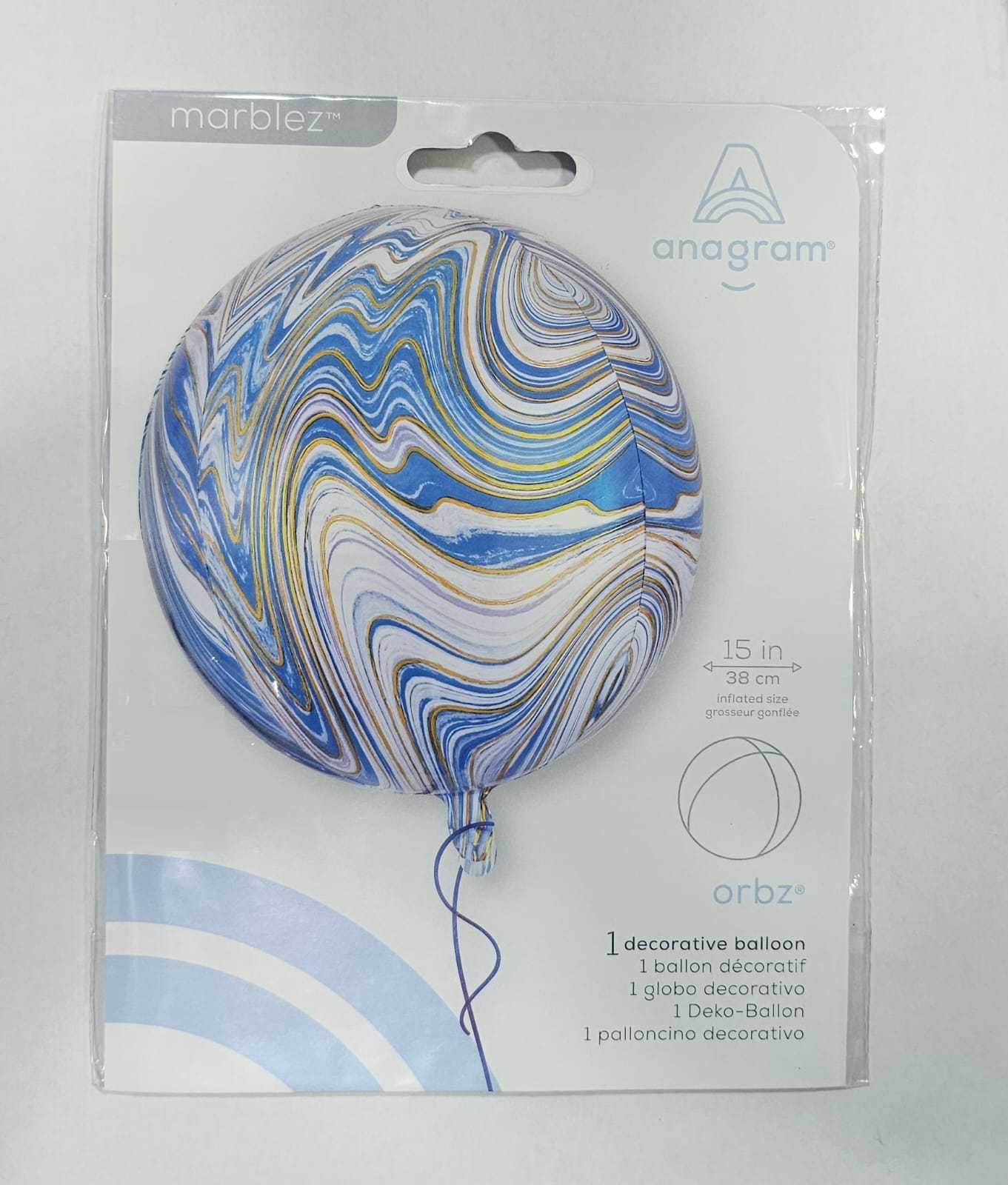 ORBZ GLOBOS MARBLEZ 15 PULG