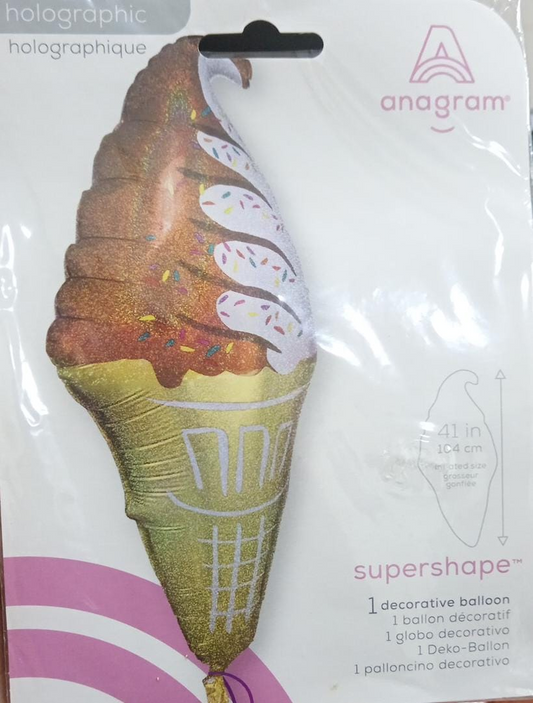 GLOBO MET.SUPER SHAPE BARQUILL