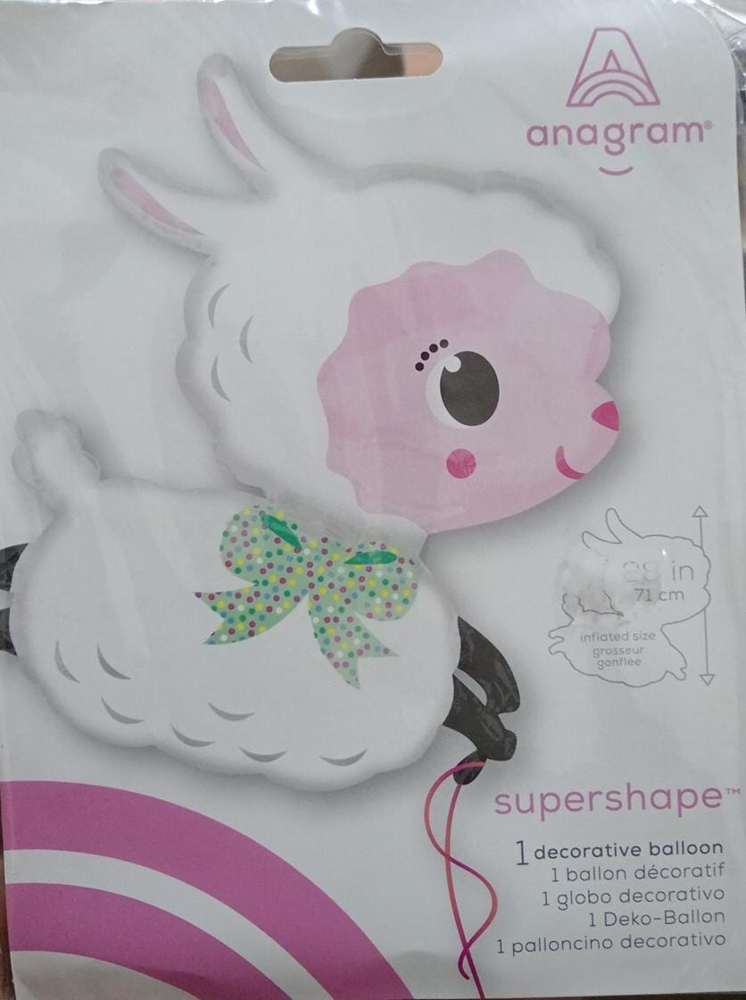 GLOBO MET.SUPER SHAPE OVEJA