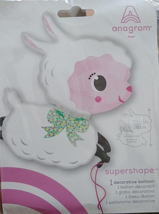 GLOBO MET.SUPER SHAPE OVEJA