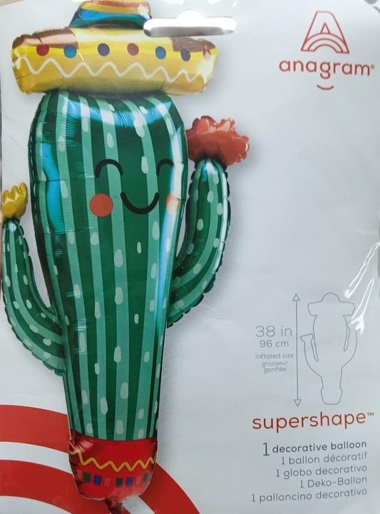 GLOBO MET. CACTUS SUPER SHAPE