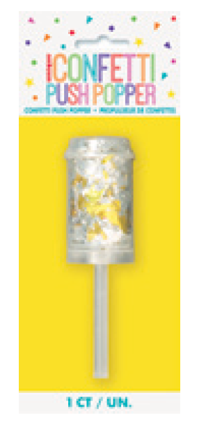 GOLD & SILVER FOIL CONFETTI PU