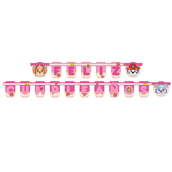 LETRERO MOVIL PAW PINK