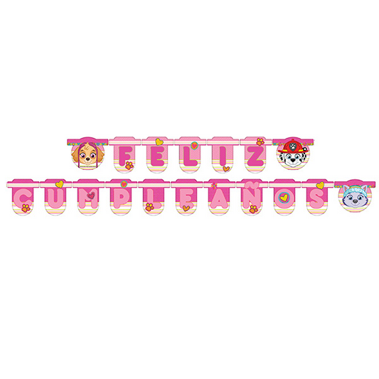 LETRERO MOVIL PAW PINK