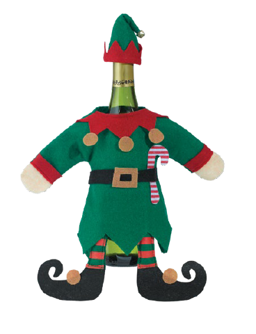 COVER PELUCHE ELF BOTELLA