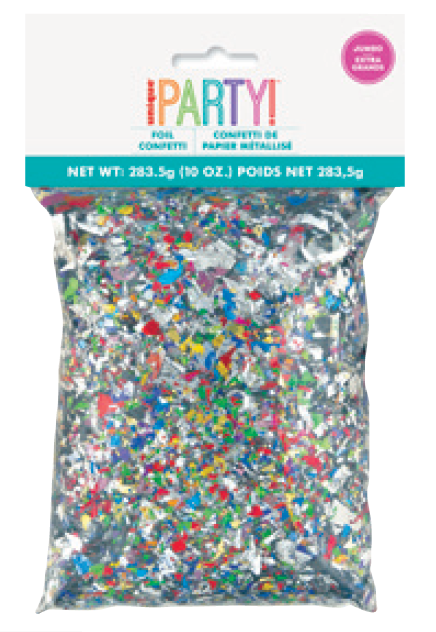 CONFETTI METALIZADO 10 OZ