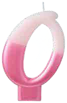 VELA N0 ROSA METALICO 3PG