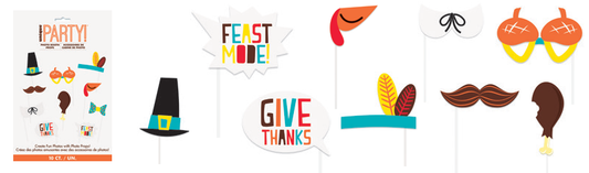 PHOTO PROP THANKSGIVING 10UDS