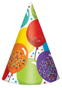 SOMBRERO CONO BDAY CELEBR 24UD