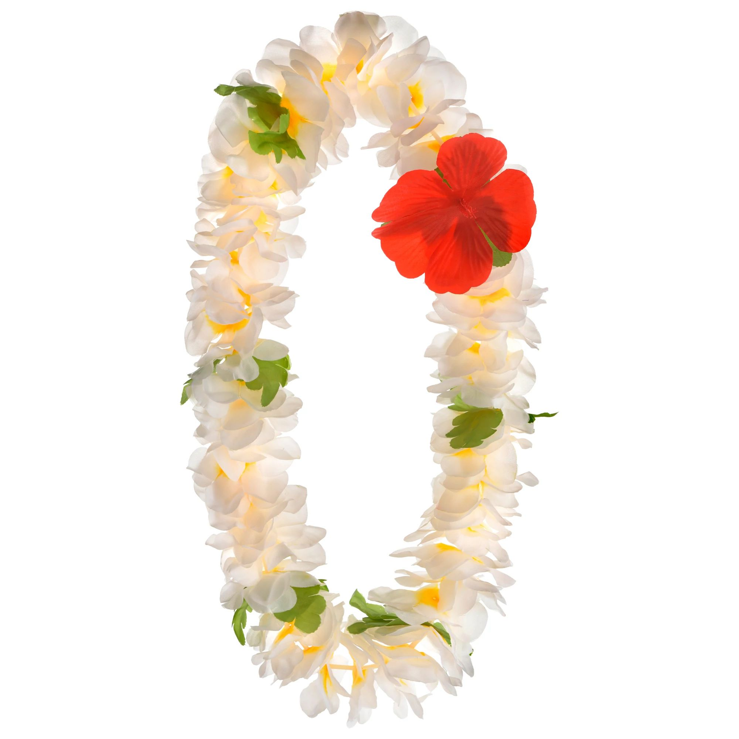 COLLAR HAWAI 40 PG FLORAL BLAN