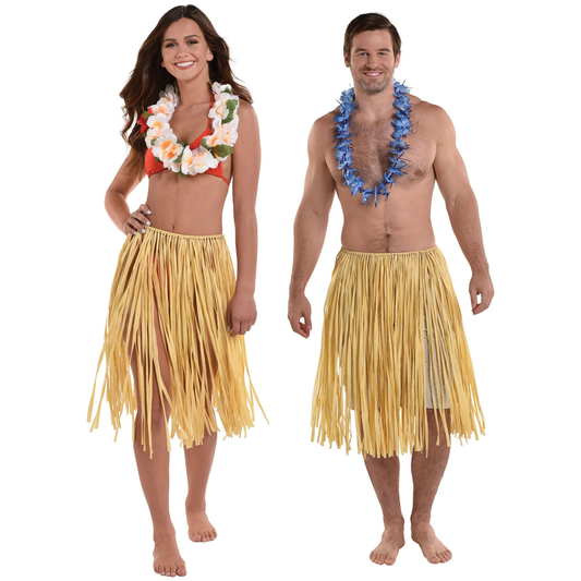 FALDA HAWAI NATURAL PLAST 28 X