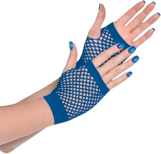 GUANTES ADULTO RED CORTOS AZUL