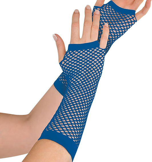GUANTES ADULTO RED LARGOS AZUL