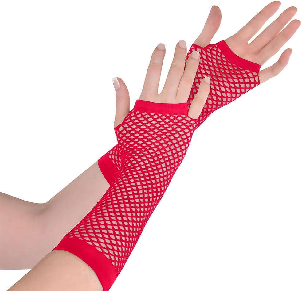GUANTES ADULTO RED LARGOS ROJO