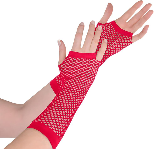 GUANTES ADULTO RED LARGOS ROJO