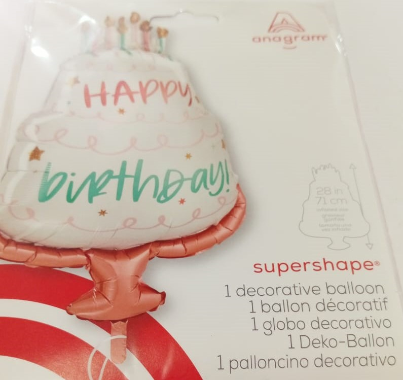 GLOBO SUPER SHAPE HPY BIRTHDAY