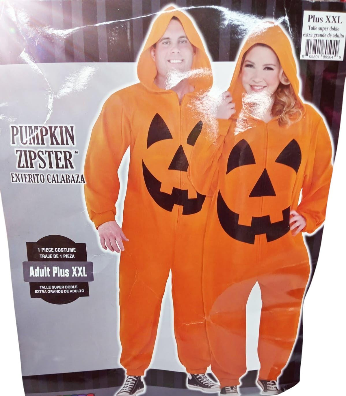 DISFRAZ CALABAZA ADULTO PLUS