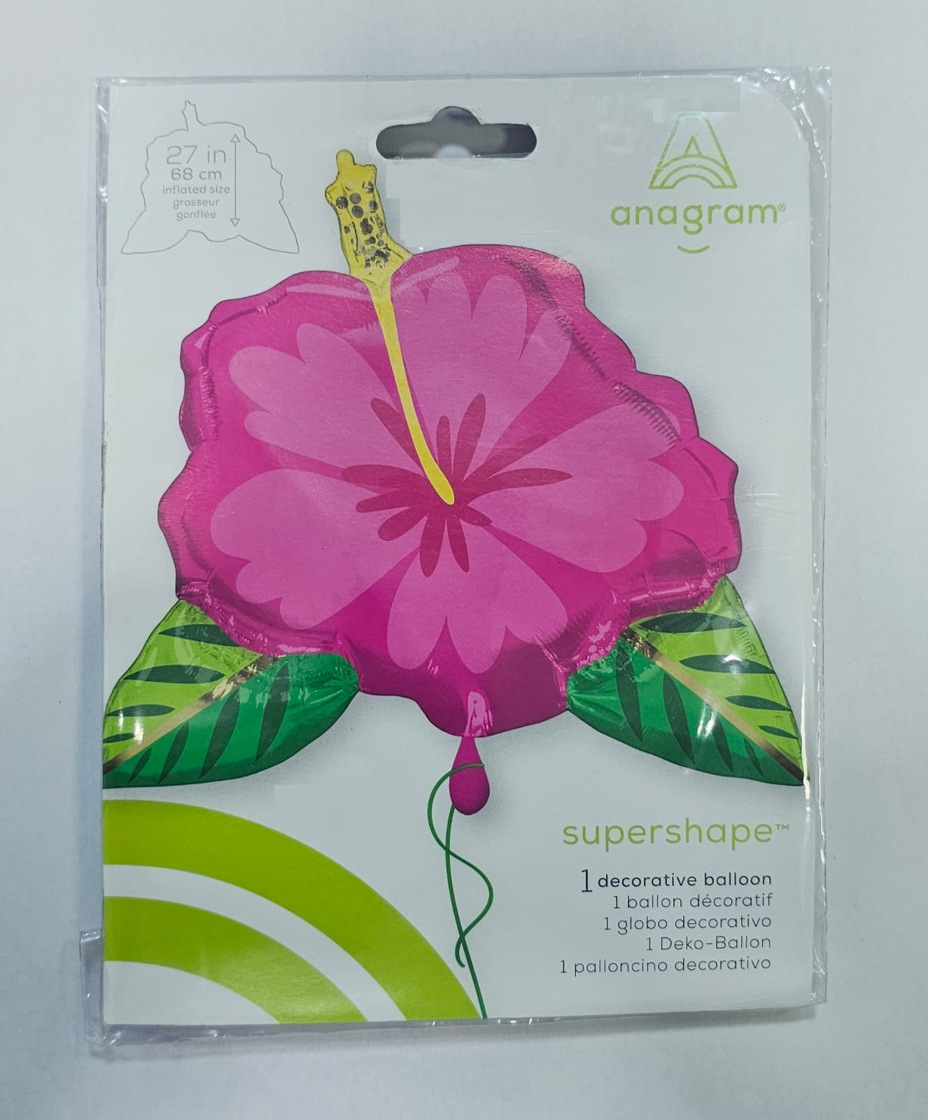 GLOBO MET. FLOR SUPER SHAPE